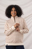 Lighthouse coral stripe jumper