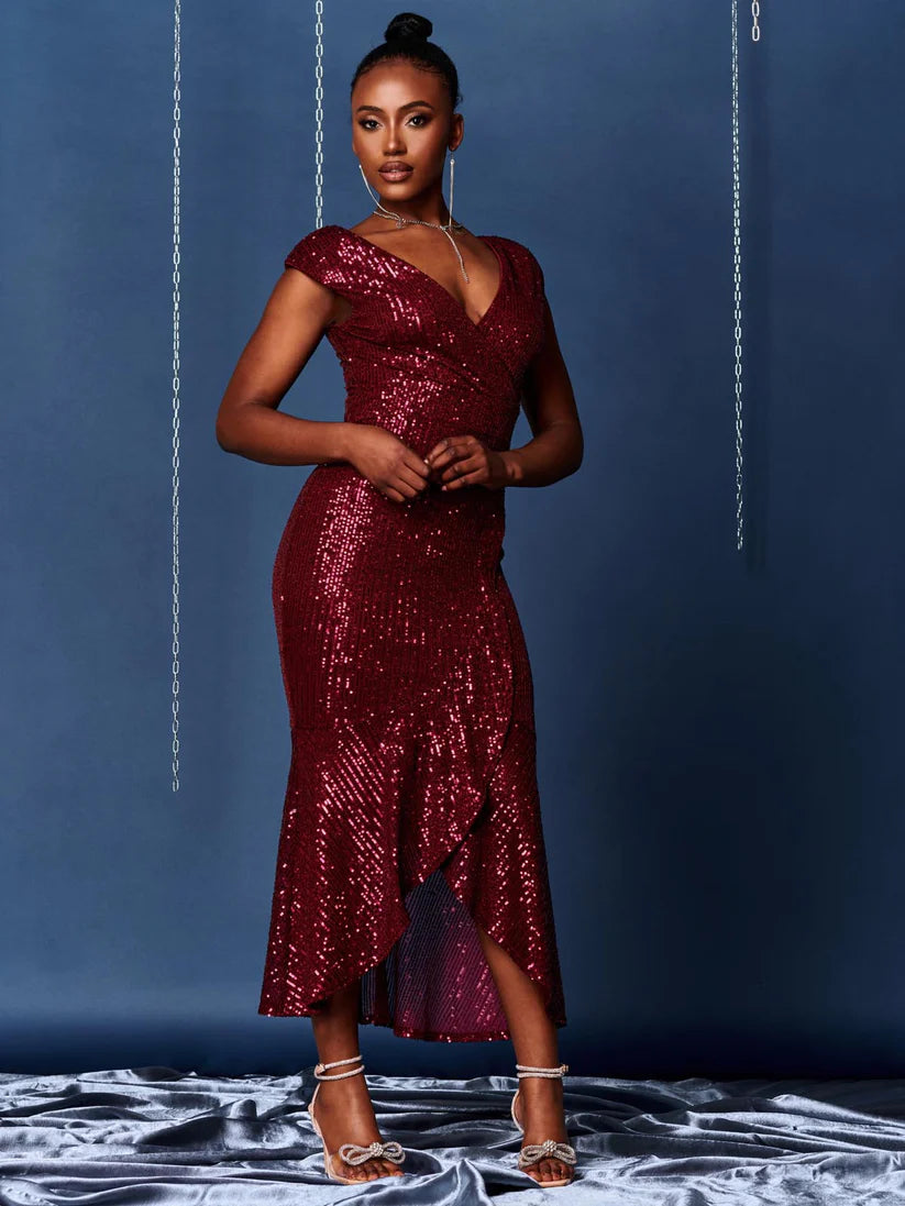 Jolie moi maxi dress best sale