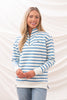 Lighthouse coral stripe jumper