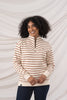 Lighthouse coral stripe jumper