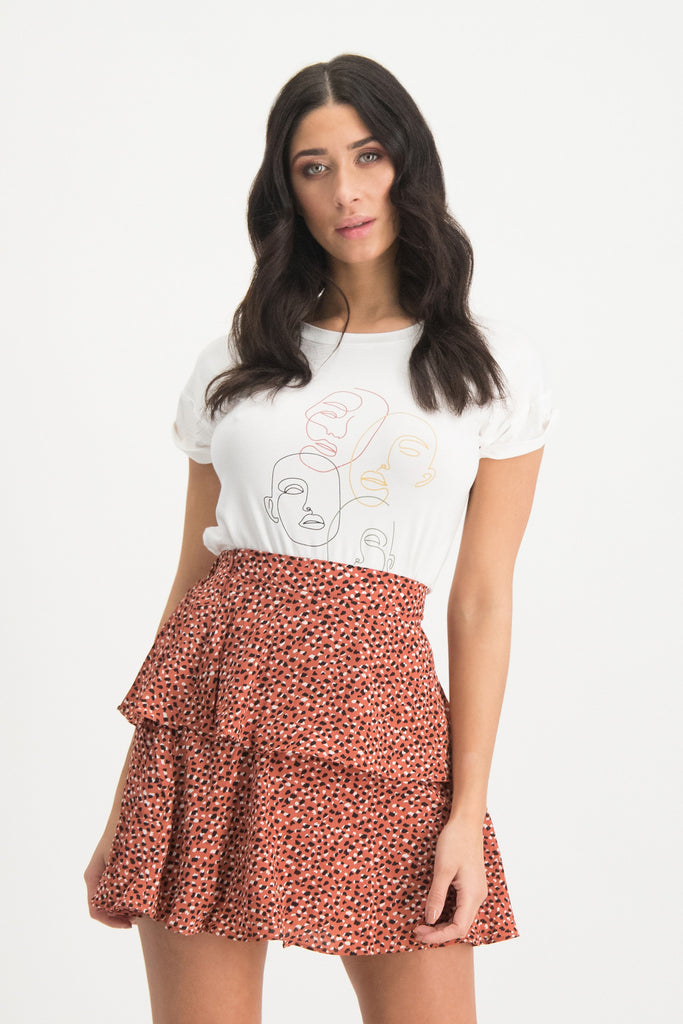 Ettie mini wrap top skirt