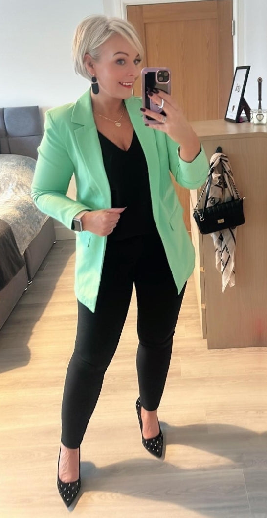 Mint shop green blazer